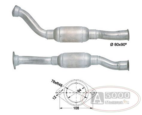 Catalizzatore DFC PEUGEOT 406 2 1TD 2088 Cc 80 Kw 109 Cv XUD11BTE 10