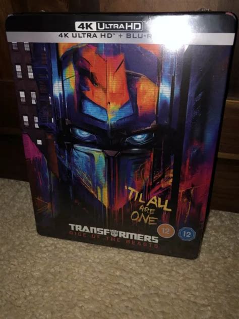 TRANSFORMERS RISE OF The Beasts 4k Uhd Blu Ray Steelbook NewSealed