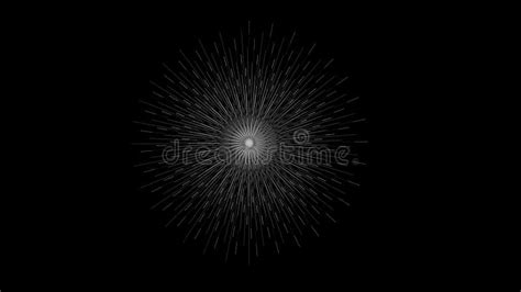 Spiral Black And White Star Shape Stock Footage Video Of Effect
