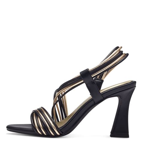 Дамски елегантни сандали Marco Tozzi черни - Solo