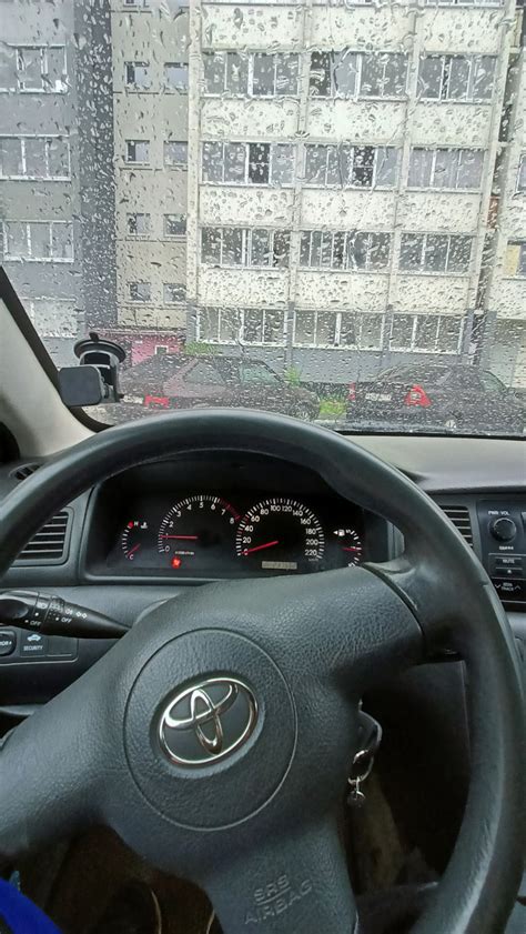 Сушка авто после дождя. — Toyota Corolla (120), 1,4 л, 2004 года ...