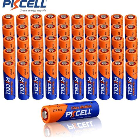 50Pcs 27A 12V Alkaline Battery MN27 27A A27 L828 Dry 53 OFF