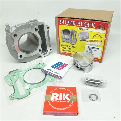 Jual SUPER BLOK MIO NOUVO FINO KARBU CAST IRON FORGED PISTON BRT 58