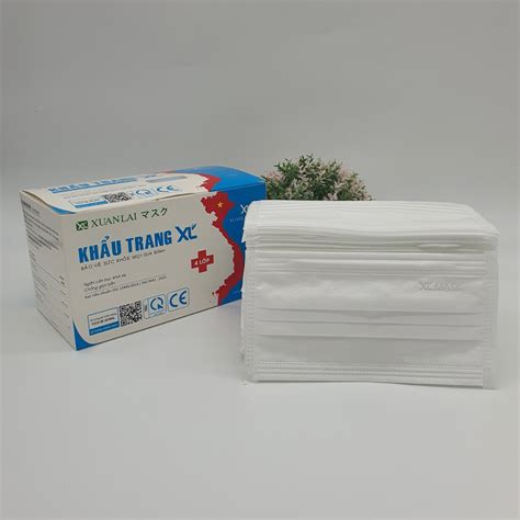 Khẩu trang XL Mask 4 lớp vải (Trắng)