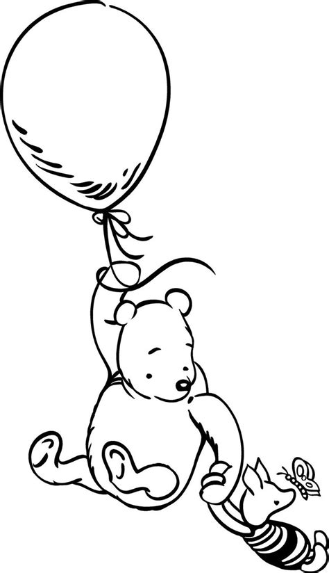 Winnie The Pooh Balloon Sketch