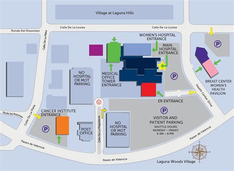 Campus Map & Parking at Saddleback Medical Center | MemorialCare