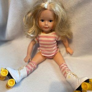 Tomy Kimberly Toys Vintage 98s Tomy Kimberly Doll Hang Ten Roller Skates Realistic Blonde