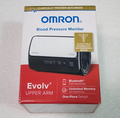 Omron BP7000 Evolv Wireless Upper Arm Blood Pressure Monitor NEW ...