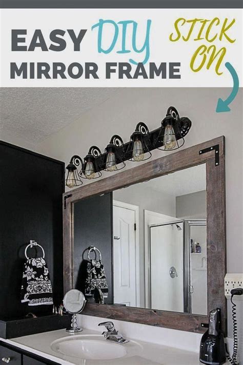 Diy Bathroom Mirror Makeover Rispa