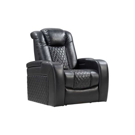 Relax in the Cinema Dual Power Recliner with LED Lights | AFW.com