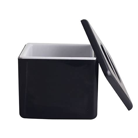 Ємність для льоду, пластик, квадратний, чорного кольору, (Айс бак) 4.5 ...