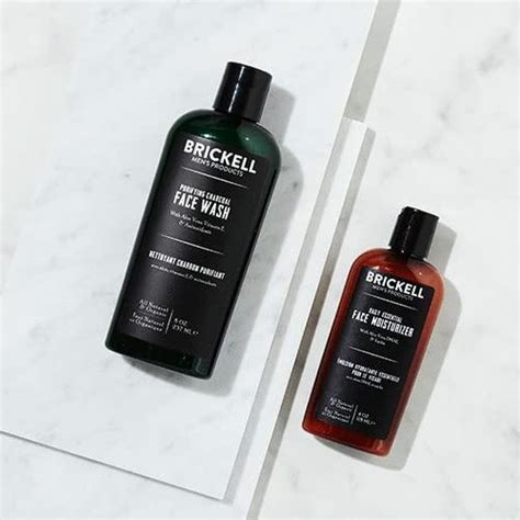Brickell Men's Daily Face Care Routine II - Charcoal Face Wash and ...