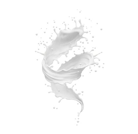 Premium Vector Milk Twister Whirlwind Tornado Realistic Splash