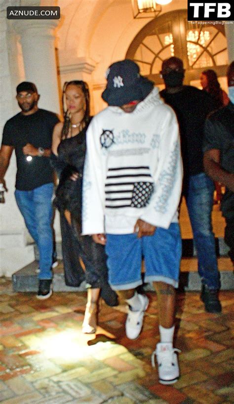 Rihanna Sexy Seen Flaunting Her Hot Legs And Tits In Barbados AZNude
