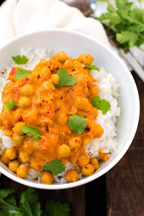 Kichererbsen Curry Mit Kokosmilch 30 Minuten Und Super Lecker