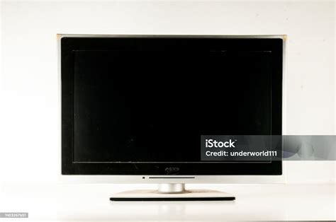 Black Lcd Tv Screen Stock Photo - Download Image Now - Apartment, Arts ...