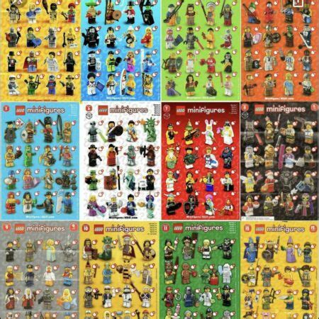 5 Mystery LEGO Series Minifigs