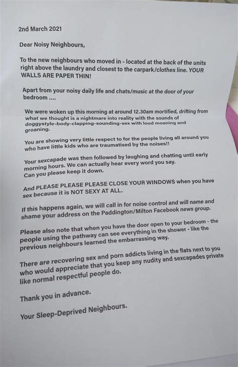 Brisbane Neighbour Confronts Couple About Loud Sex In Unit Block News Au Australias