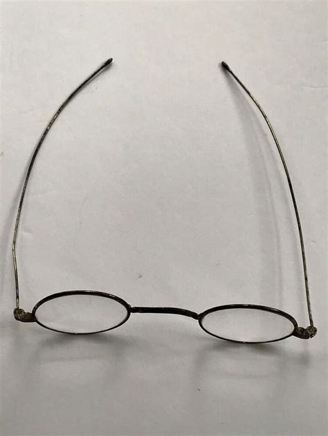 Antique Victorian Reading Glasses Readers Wire Rim Optical Eye Glass