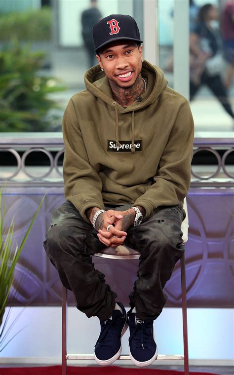 Awkward: This Woman Ran Up on Tyga to Yell That He 'Sold His Soul