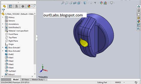 Solidworks Fillet Uses Ourengineeringlabs