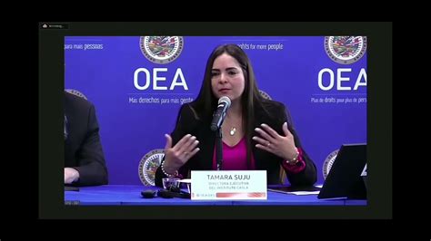 Tamara Sujú le dio duro a maduro en la OEA YouTube