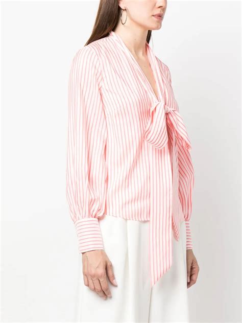 Viktor Rolf Pussy Bow Collar Blouse Pink FARFETCH