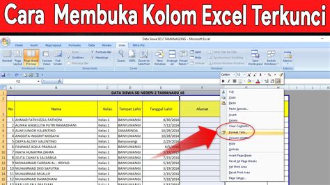 Cara Nak Edit Data Excel Yang Diprotect