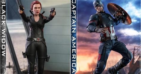 Avengers Endgame Hot Toys Of Black Widow Captain America Up For Order