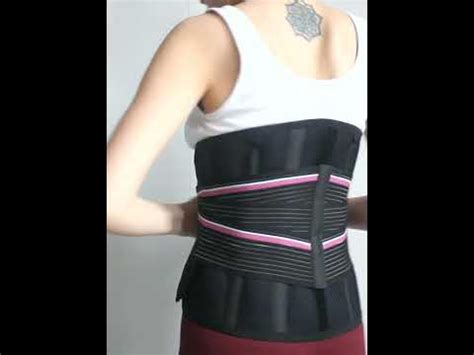Как надевать ортопедический корсет Тривес Т-1502 - YouTube