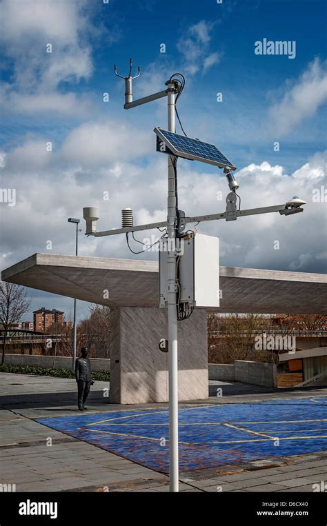 Various instruments on a weather station Stock Photo - Alamy