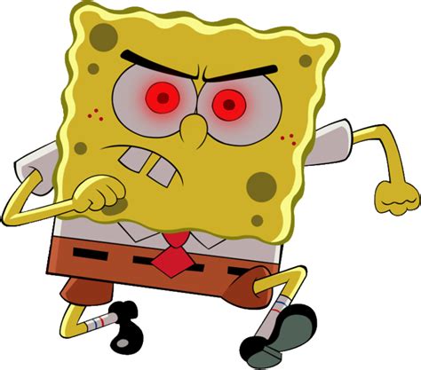 SpongeBob (Secret Formula Red Eyes Form) PNG by MatthewsRENDERS4477 on ...