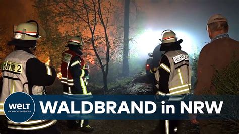 WALDBRAND IN NRW Über 400 Einsatzkräfte im Kampf gegen Flammen YouTube