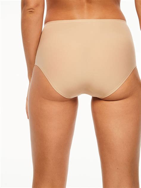 Chantelle Soft Stretch High Waisted Brief Nude Sand Mariesue Lingerie