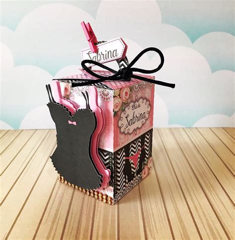 Arquivo de Corte Caixa Alça Chá de Lingerie Elo7