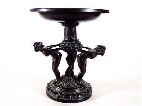 S Ronson Three Nudes Centerpiece Art Deco Nude Bowl