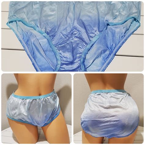 Shadowline VTG Style Shiny Nylon Bikini Panty 10 3XL Gem