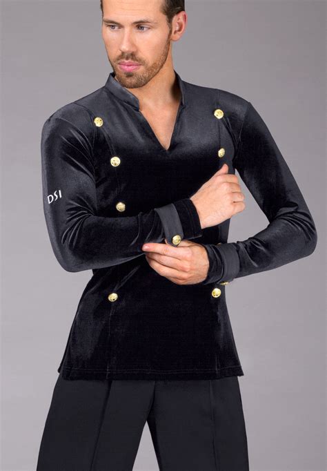 Dsi Mens Max Latin Shirt 4077 Dancewear