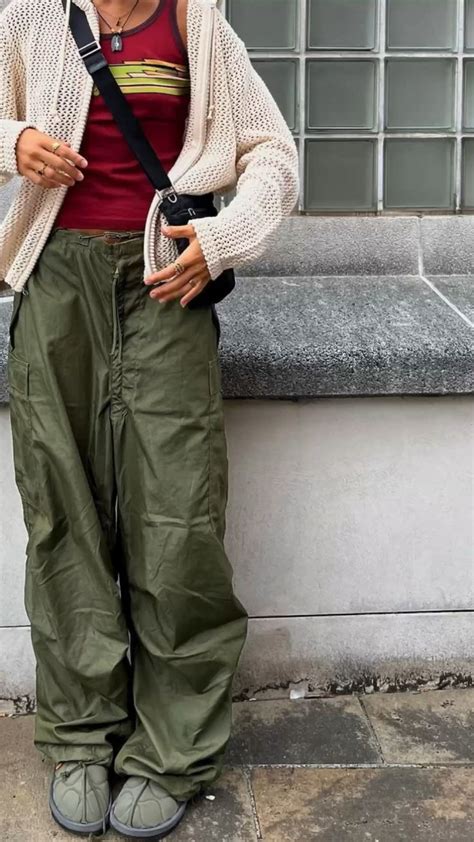 parachute pants ﾟ in 2022 Trendy fashion Casual outfits