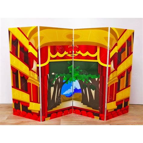 Напольная ширма гармошка "Школа-театр"