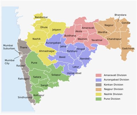 Maharashtra Map And Maharashtra Districts Map - Bank2home.com