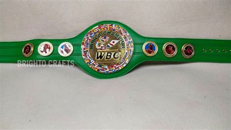 WBC Boxing World Championship Belt Adult Size | Etsy