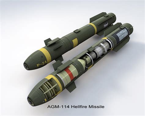 Agm 114 Hellfire Missile By Scott2753