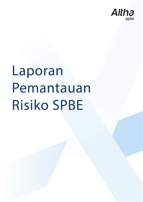 Laporan Pemantauan Risiko Spbe Altha Spbe