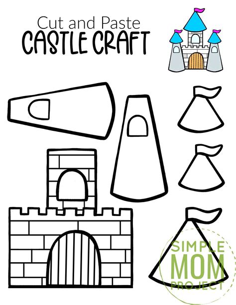 Free Printable Princess Castle Craft With Castle Template Castle