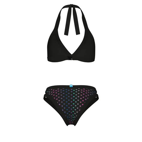 Жіночий купальник Arena RAINBOW MONOGRAM BIKINI TRIANG