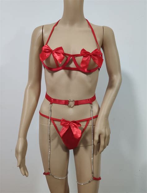 Sexy Women Sexy Lingeries Seductive Three Point Lingerie