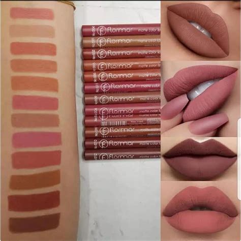 Set Of 12 6 3 Matte Nude Colors Lip Liners Thick Pigmented Lip Pencils Lipstick Daraz Pk