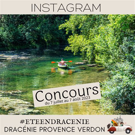 Concours Photos Instagram EteEnDracenie 2023 Tourisme en Dracénie