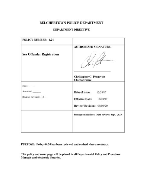 Fillable Online Sex Offender Registration Fax Email Print Pdffiller